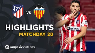 Highlights Atletico Madrid vs Valencia CF 31 [upl. by Alaham]