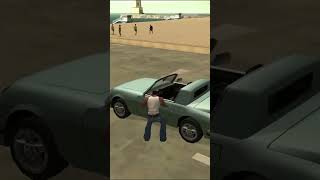 Oque acontece se tentar sair do carro com ás duas portas bloqueadas no GTA shorts [upl. by Prudy115]