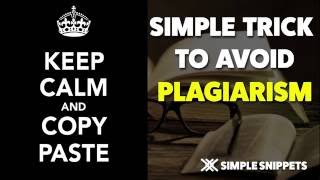 Simple Trick to Check and Avoid Plagiarism during Assignment Submissions [upl. by Eiliak]