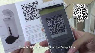 Petwant smart pet feeder PF 103 howto video [upl. by Oivat]