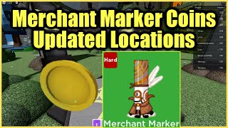 Merchant Marker Coins Updated Locations  Find the Markers  Roblox [upl. by Li]