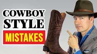 Stop Wearing Cowboy Boots Wrong How To Rock Western Boots AUTHENTICALLY [upl. by Madigan]