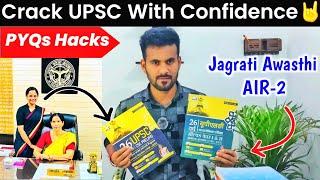 Best PYQ Book for UPSC 📚  Jagrati Awasthi PYQs book  UPSC PYQ Book In Hindi [upl. by Nylyahs]