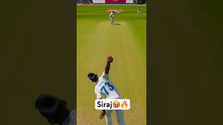 Bowled by Siraj🥵🔥 shorts shortsfeed bordergavaskartrophy2024 indvsaus testcricket cricket24 [upl. by Caniff]