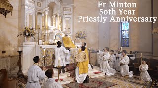 Fr Mintons Jubilee Solemn Mass in the tridentine rite [upl. by Brunell]