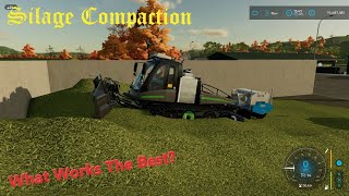 How To Compact Silage Quickly and Efficiently  Farming Simulator 22 [upl. by Mayes]