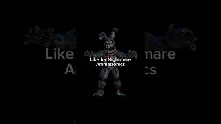 Nightmare Animatronics vs Salvageable Animatronics fnaf shorts youtubeshorts gaming trending [upl. by Aillicec498]