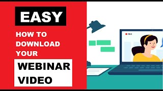 Video HACK How to Download Your Webinar Video [upl. by Hildick]