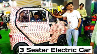 Mini Electric Car  YAKUZA  Price 150 lakh Ride Asia 2023 [upl. by Linell794]