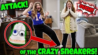 Carlie Is Being Controlled By Evil Shoes Crazy Sneakers skit [upl. by Anairam]