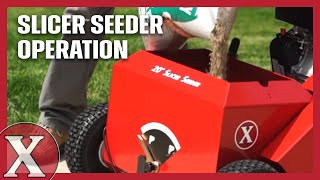 Exmark Slicer Seeder Operating Fundamentals [upl. by Eitsirk]