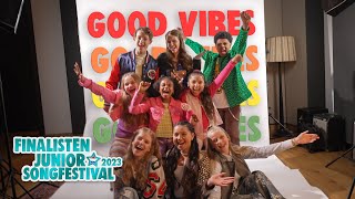 FINALISTEN JSF 2023  GOOD VIBES OFFICIAL MUSIC VIDEO  JUNIOR SONGFESTIVAL 2023 🇳🇱 [upl. by Frangos]