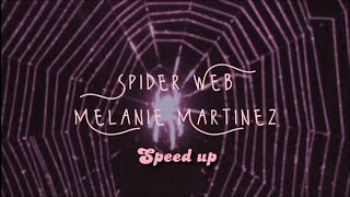 SPIDER WEB 𝕊𝕡𝕖𝕖𝕕 𝕌𝕡  Melanie Martinez  Lyrics [upl. by Neel]