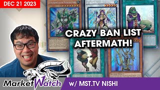 Ban List Craziness Drives Up Prices All Over the Market YuGiOh Market Watch December 21 2023 [upl. by Eisoj]