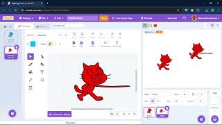 Scratch Tutorial  How To Create A Combat Game Using Scratch [upl. by Corty516]