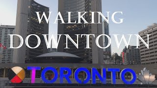 Walking Downtown Toronto  Toronto Harbourfront  Financial amp Entertainment District  CN Tower [upl. by Lhadnek]