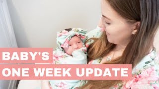 One Week Newborn Update [upl. by Akit566]