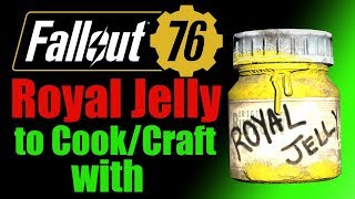 Fallout 76 Royal Jelly to cook and craft with [upl. by Dlared]