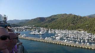 Mein Schiff 5 Aug 21 2024  farewell to Marmaris Turkey [upl. by Llemrej729]