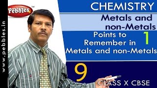 Remember in Metals and nonMetals  Metals and nonMetals  Chemistry  CBSE Class 10 Science [upl. by Cherye]