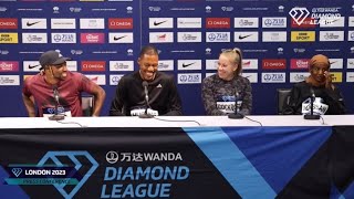 Noah Lyles Hilarious Response to Zharnel Hughes Breaking 200m British Record Question [upl. by Rachel541]