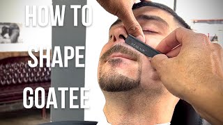 How To Shape A Goatee The Easy Way [upl. by Enner]