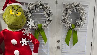 DIY WREATH SASH  Christmas Prep With Me [upl. by Akeihsal519]