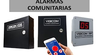 Capacitacion Alarma Vigicom  Alarma Comunitaria GSM Vecinal [upl. by Nomor]