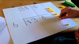 KS2  how to divide using Dienes cubes [upl. by Sander]