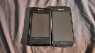 Samsung Galaxy Prevail vs Samsung Galaxy Ring boot comparison and shutdown [upl. by Ibmab92]