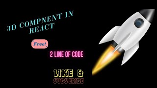 how i integrate 3D component in my project for free and in 2 lines of code [upl. by Mark]