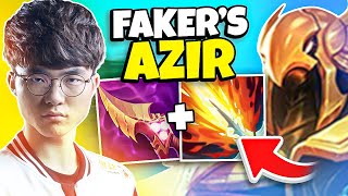 Rank 1 Azir Spectates Fakers Azir in Season 14 [upl. by Ahsratal81]