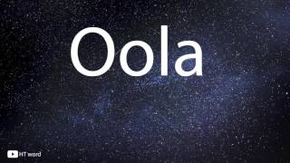 How to pronounce Oola Star wars characters [upl. by Semajwerdna]