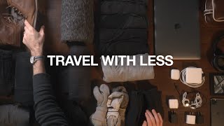 How to Pack Lighter  Minimalist Travel [upl. by Nasho]