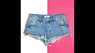 Turning Jeans into Cutoff Shorts [upl. by Sadirah407]