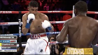 Terence Crawford v Amir Khan  Fight Highlights [upl. by Sonni]