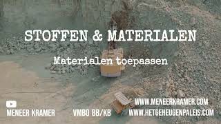 Materialen  Materialen toepassen – 3K  VMBO BasisKader  NaSk 14 [upl. by Nitsuga820]