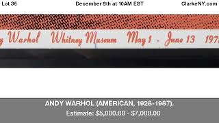 ANDY WARHOL AMERICAN 19281987 [upl. by Neall]