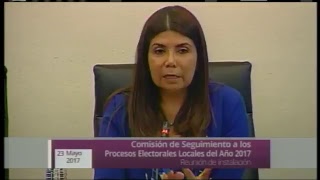 Reunión de instalación de la Comisión de Seguimiento a los Procesos Electorales Locales del año 2017 [upl. by Woo652]