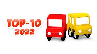 Top 10 dos melhores desenhos animados 2022 Desenho infantil animado 4 carros coloridos [upl. by Irahc]