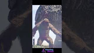 Supermassive Godzilla scares Kong kingkong godzilla monsterverse [upl. by Haimorej]