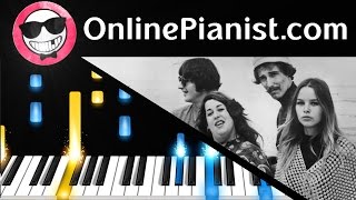 The Mamas amp The Papas  California Dreamin  Piano Tutorial Easy amp Sheets  How to Play [upl. by Asira]