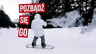 Nawyk zarzucania tylną nogą na desce snowboardowej [upl. by Aranaj]