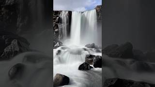 Oxararfoss Hidden Beauty in Thingvellir 🌊🌿 Iceland’s Scenic Treasure [upl. by Hekker]