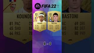 Kounde vs Bastoni 🔥 FIFA Evolution FIFA 1925 EAFC 25 [upl. by Bowers583]