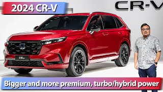 2024 Honda CRV in Malaysia  Turbo or Hybrid power from RM158k [upl. by Averil981]