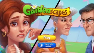 Gardenscapes New Acres  Town Fair  Merge Album [upl. by Gnut]