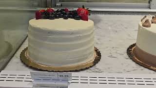 very DELICIOUS Berry Chantilly Cake Whole Foods  light nottosweet treat [upl. by Assenar]