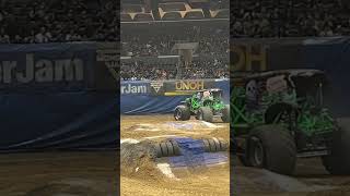 Grave Digger Goes Grave Robbing at Cryptocom MonsterTruck GraveDigger CryptoCom EpicThrowback [upl. by Aneg]