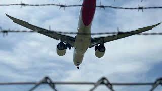 Embraer E190E2 HBAZH Helvetic Airways landing Sion airport Valais Switzerland 25072024 [upl. by Abe]